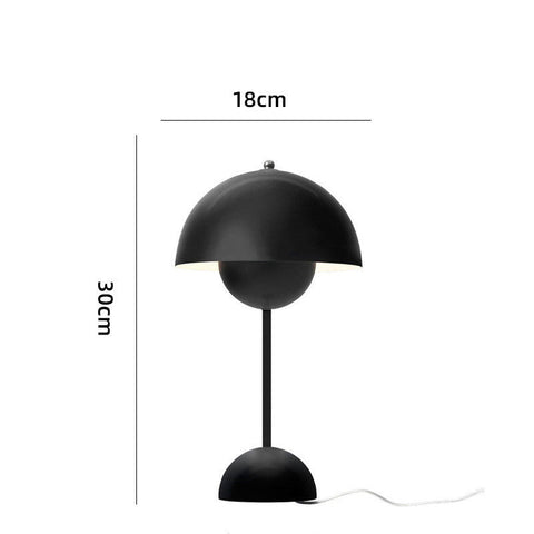 Charging Touch Bud Multi-color Bedroom Bedside Wrought Iron Mushroom Lamp