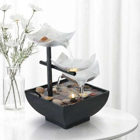 New Home Decoration Flowing Water Ornaments Desktop Fountain Crafts For Home Decor