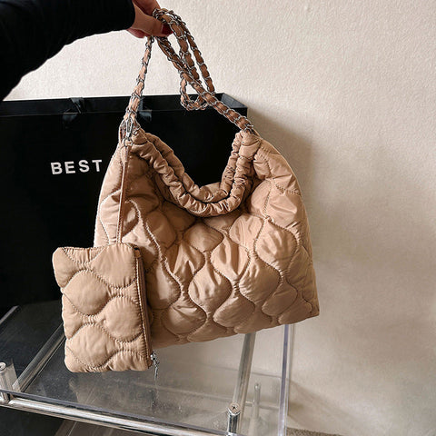 Composite Bags For Women Trend Autumn And Winter New Fashion Women's Shoulder Bag Personalized Simple Korean Style Handbags